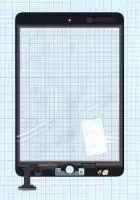 Сенсорное стекло (тачскрин) для планшета Apple iPad Mini 2 (retina) (A1432 A1454 A1455), черное