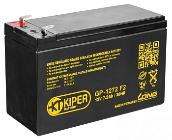 Аккумуляторная батарея Kiper GP-1272, 12В, 7.2Ач