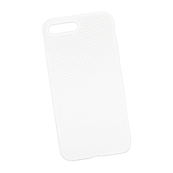 Силиконовый чехол "LP" для Apple iPhone 7 Plus, 8 Plus "Silicone Dot Case", белый (коробка)