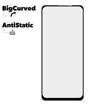 Защитное стекло для Xiaomi Redmi Note 10S Super max Anti-static big curved glass