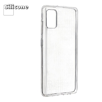 Силиконовый чехол "LP" для Samsung Galaxy A41 (A415F) TPU, прозрачный (европакет)