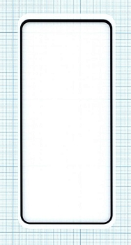 Защитное стекло "Полное покрытие" для Xiaomi Redmi Note 10, Note 10S, черное