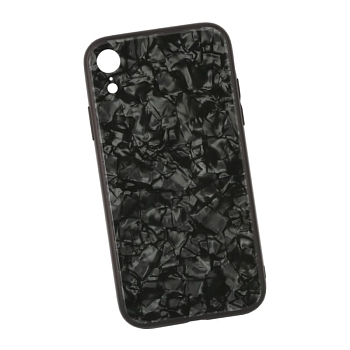 Чехол для Apple iPhone XR Proda Glass Case стеклянный, черный