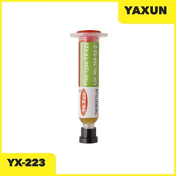Флюс в шприце YaXun YX-223 желтый, 10г
